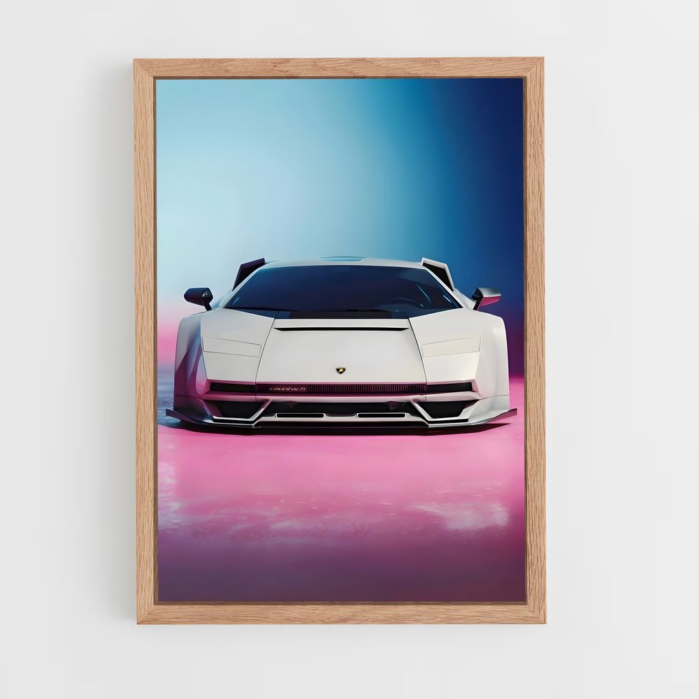 Poster L'Élégance Électrique – affiche Lamborghini (vue 4)